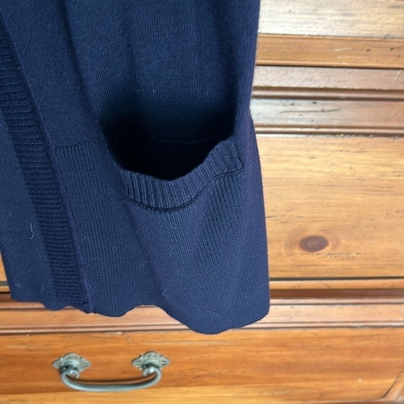 NWOT Spease Women’s Navy Blue Cardigan Size Large - Picture 3 of 9